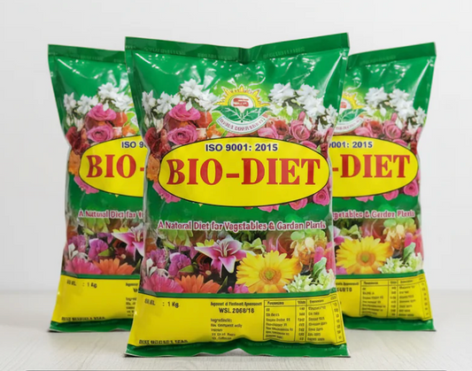 Bio Diet Organic Manure | Natural Bio Fertilizer for Plants, Vegetables & Fruits | Soil Enricher – 3 KG