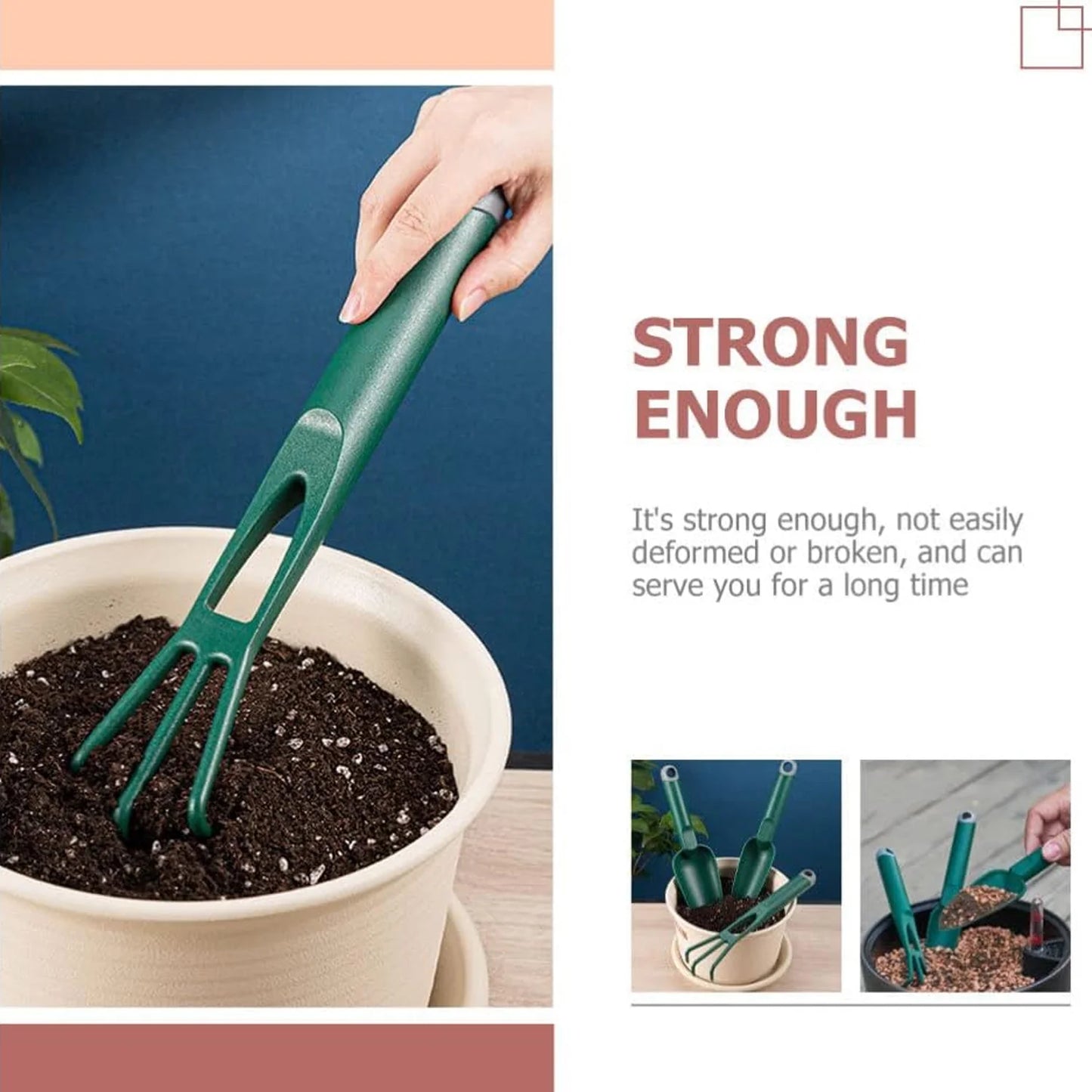 Heavy Duty Garden Trowel – Mini Gardening Tool for Digging, Planting & Potting